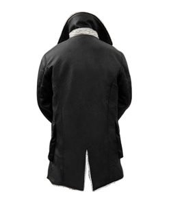 Bane Swedish Leather Black Winter Coat