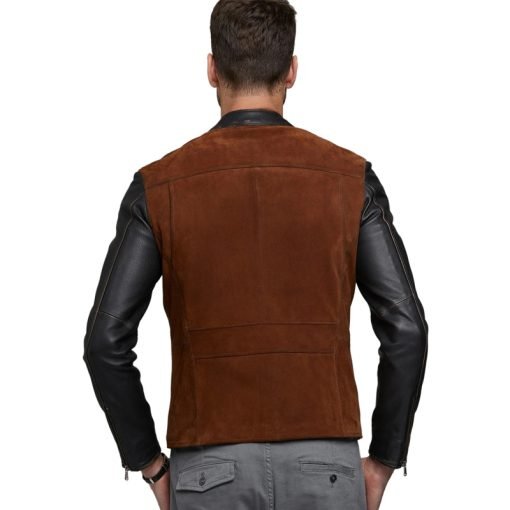 Men’s Real Brown Leather Brando Jacket