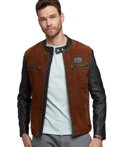 Men’s Real Brown Leather Brando Jacket