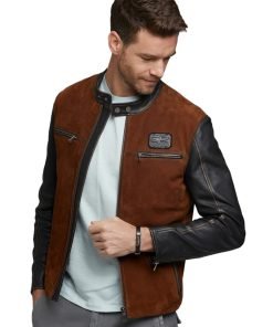 Men’s Real Brown Leather Brando Jacket
