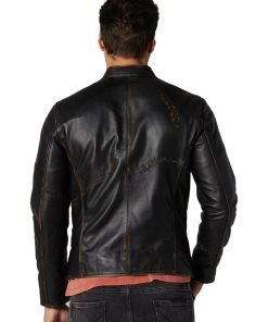 Men’s Real Brown Leather Vintage Classic Jacket