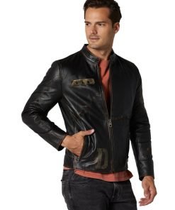 Men’s Real Brown Leather Vintage Classic Jacket