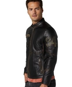 Men’s Real Brown Leather Vintage Classic Jacket