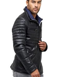 Men’s Real Black Leather Jacket